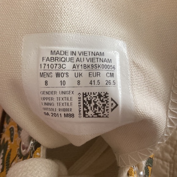 *BRAND NEW* Limited edition Paisley Converse All Stars! - Picture 4 of 5